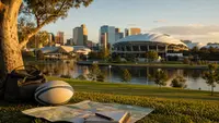Adelaide city and riverbank view for Rugby World Cup 2027 supporter planning