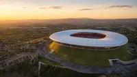 Aerial view of Estadio Guadalajara in Guadalajara