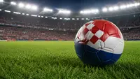 Football with Croatia colors