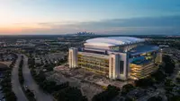Vue aérienne du stade Houston Stadium à Houston
