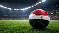 Football with Iraq colors