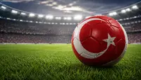Football with Turkiye colors