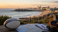 Newcastle coast and city view for Rugby World Cup 2027 supporter planning