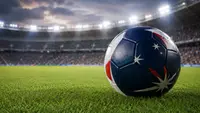 Football with Australia colors