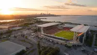 Vue aérienne du stade Toronto Stadium à Toronto