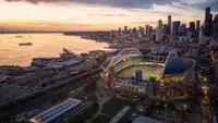 Vue aérienne du stade Seattle Stadium à Seattle
