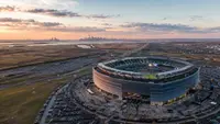 Aerial view of New York New Jersey Stadium in New York New Jersey