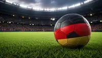 Football with Germany colors