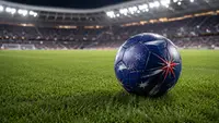 Football with New Zealand colors