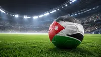 Football with Jordan colors