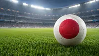 Football with Japan colors